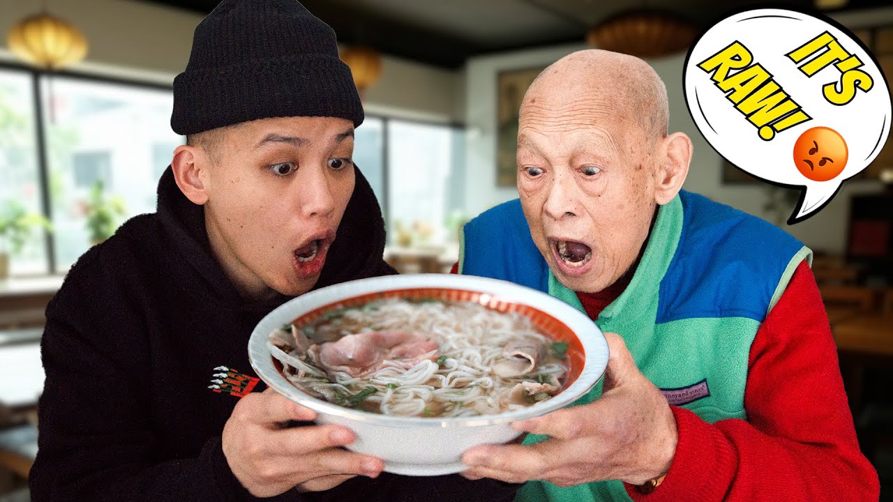 My Chinese Grandpa Tries VIETNAMESE FOOD For The First Time!