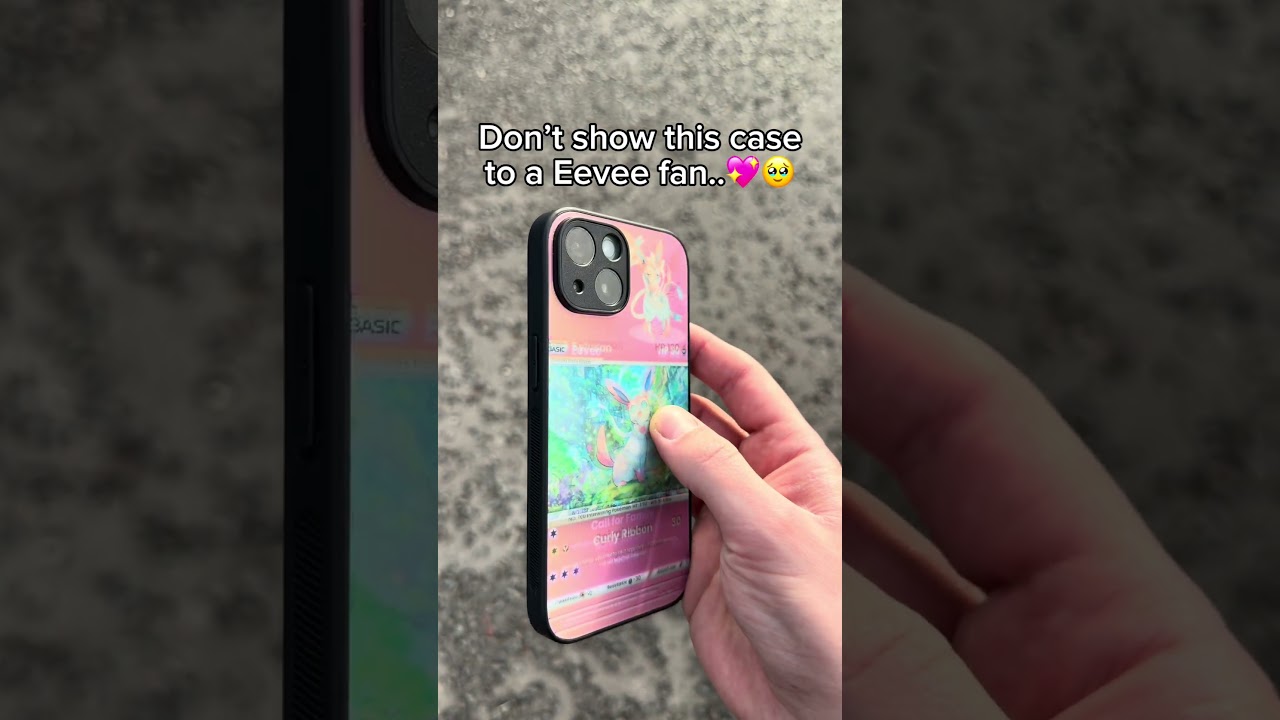 Don&rsquo;t show this case to an Eevee fan 🤫💀 #eevee #poke #iphone #pokemon