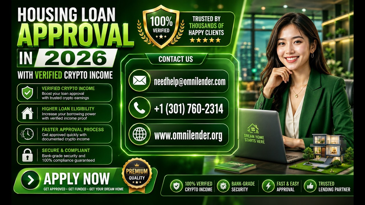 Housing Loan Approval in 2026 with Verified Crypto Income