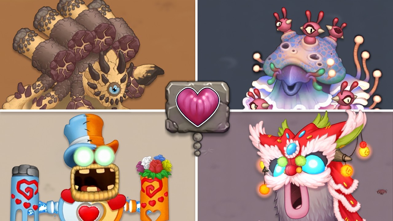 Epic Sporerow, Epic Drummidary & NEW Costumes - All Animations & Breeding (My Singing Monsters)