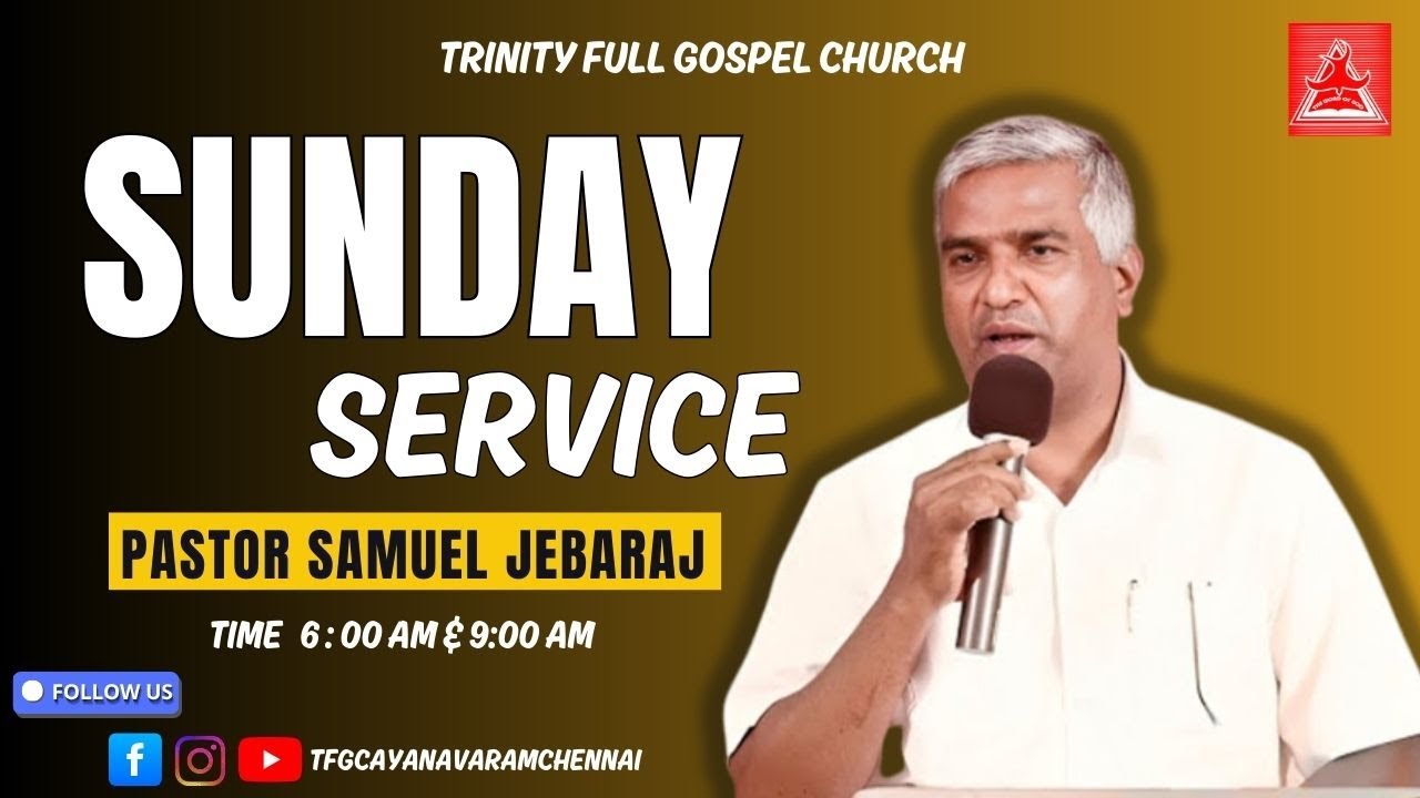 SUNDAY 6 AM SERVICE LIVE | 01 FEBRUARY 2026 | PASTOR SAMUEL JEBARAJ - TFGC