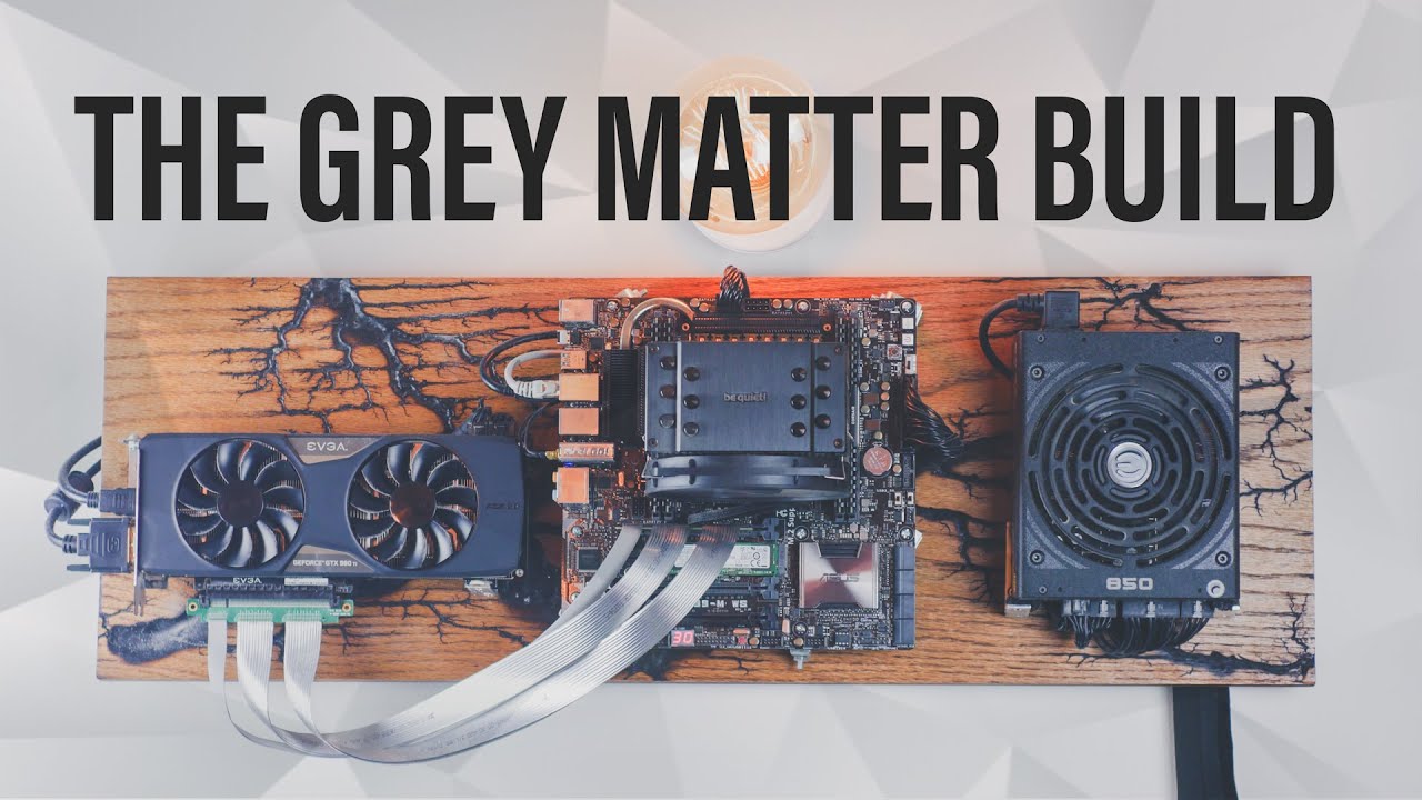 The Grey Matter PC Build - My PC and Desk Tour