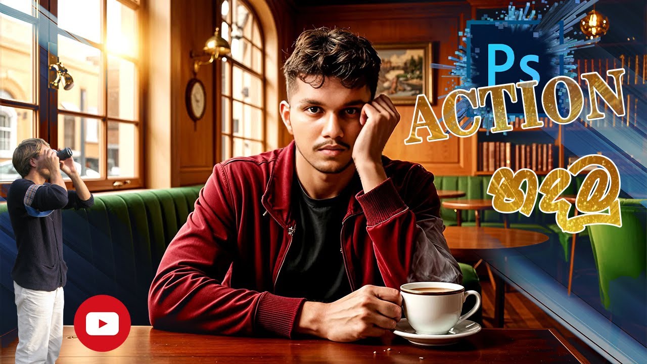 How To Create Photoshop Action in Sinhala 2025