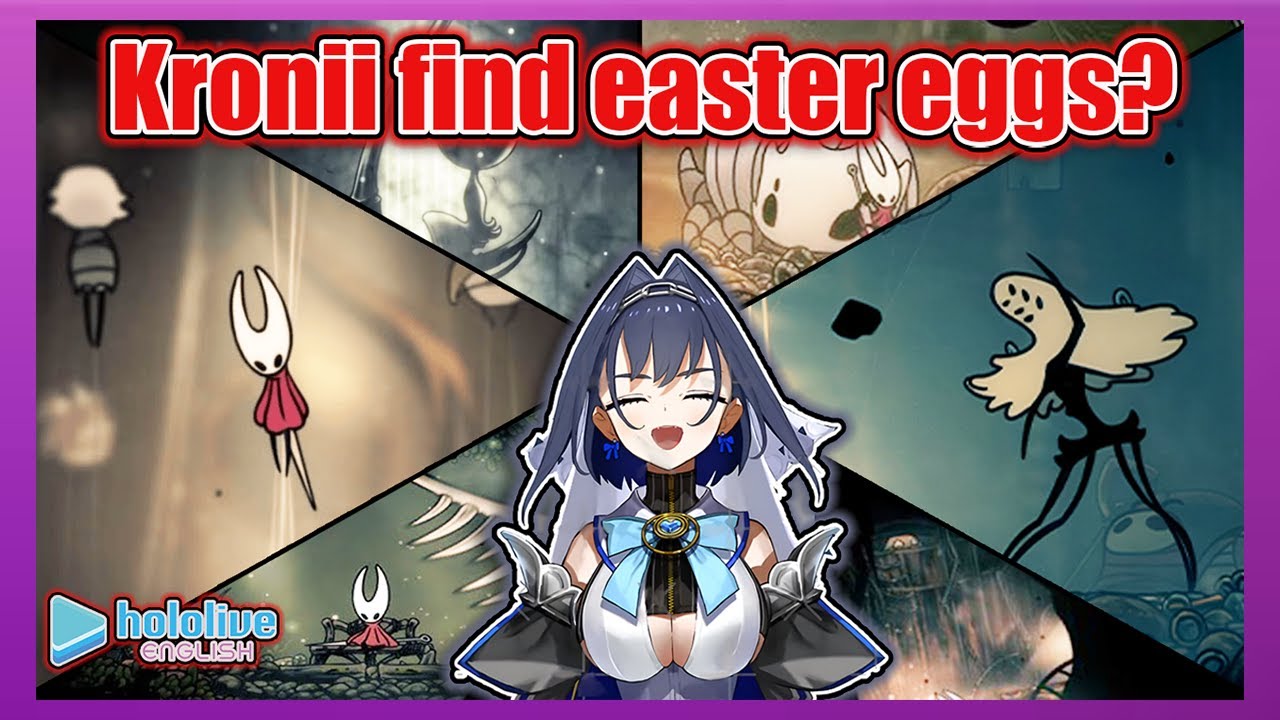 Kronii Reaction Compilation to widow and easter egg in Hollow Knight Silksong【hololive en/eng sub】