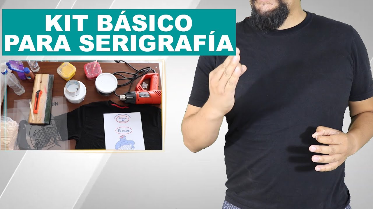 Kit basico para SERIGRAFIA