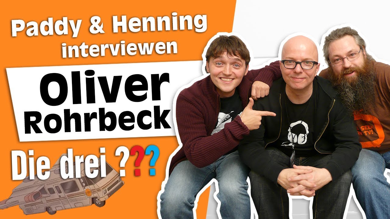 Paddy & Henning interviewen Oliver Rohrbeck (Die Drei Fragezeichen)