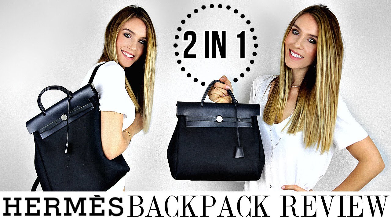 HERMES HERBAG 2 IN 1 BACKPACK & TOTE REVIEW | HONEST OPINIONS - YAY OR NAY? | Shea Whitney