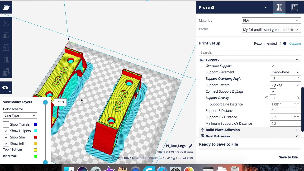 Cura 2.4, 2.5 & 2.6 Advanced Setting: How To Use! Part V