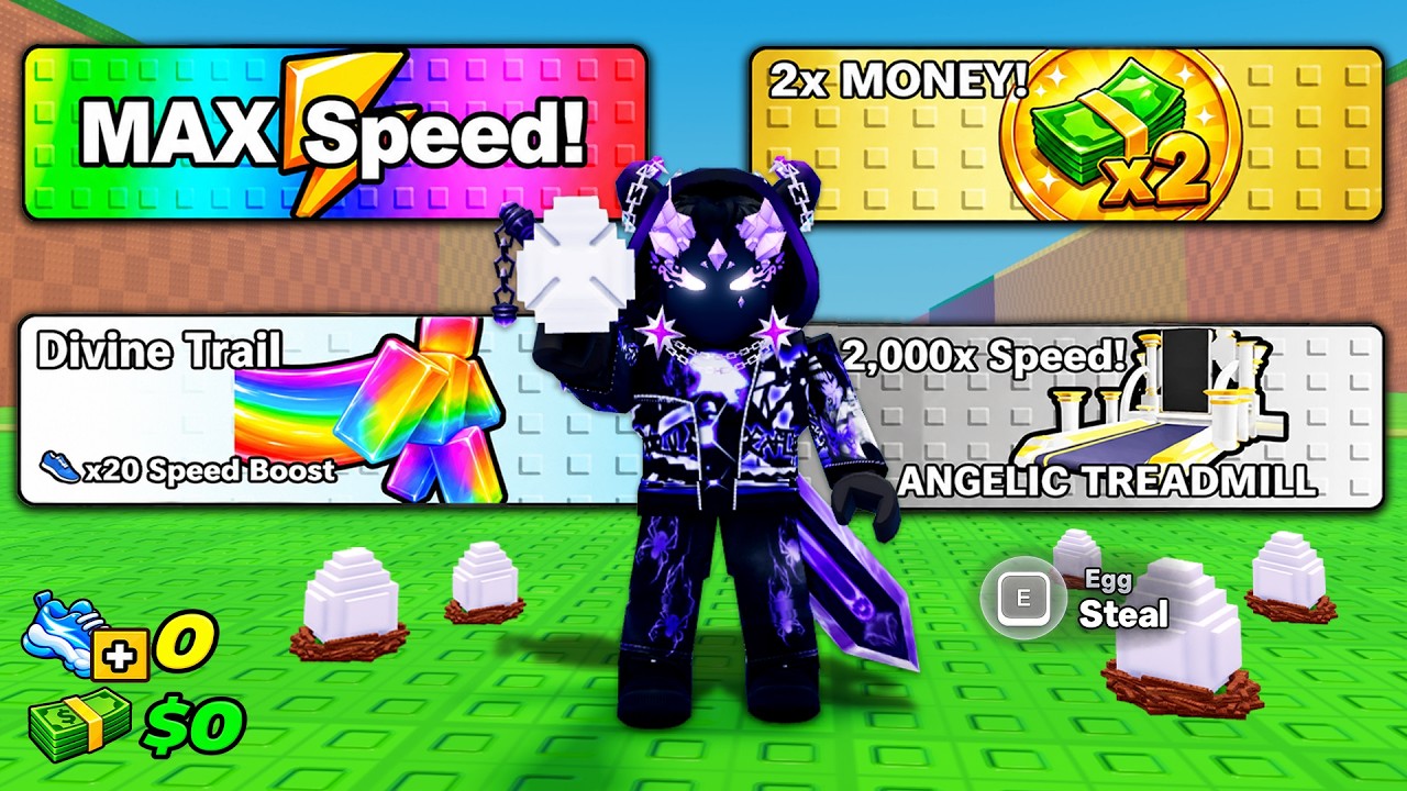 Начинаю сначала со ВСЕМИ ГЕЙМПАСАМИ в Steal an Egg! (Roblox)