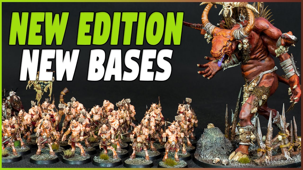 Rebasing my Army for the NEW Age of Sigmar 3.0 Edition!