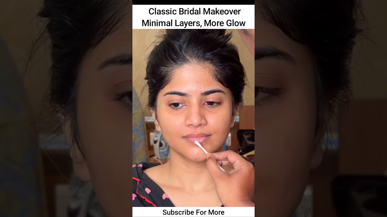 Classic bridal makeup tutorial step by step - salomirdiamond #shorts  #makeup #bridal #bride