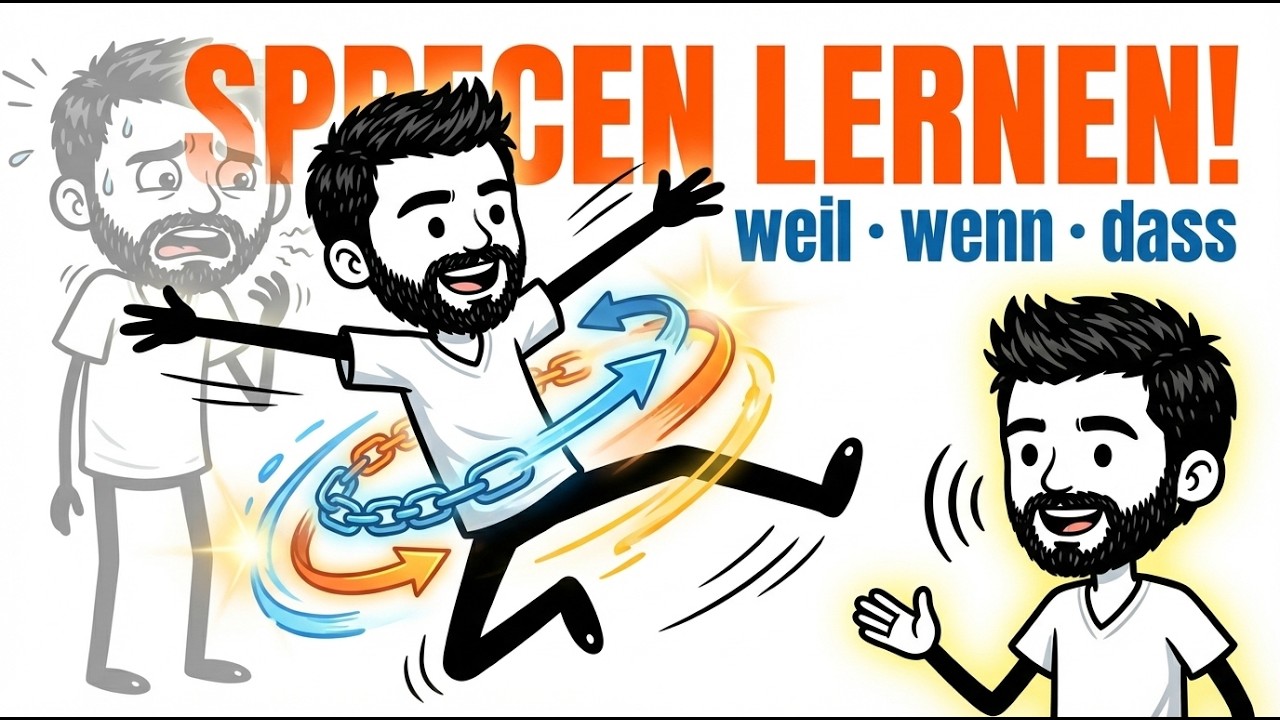 😨 Andi versteht alles… aber spricht NICHT! | So lernst du weil, wenn, dass richtig