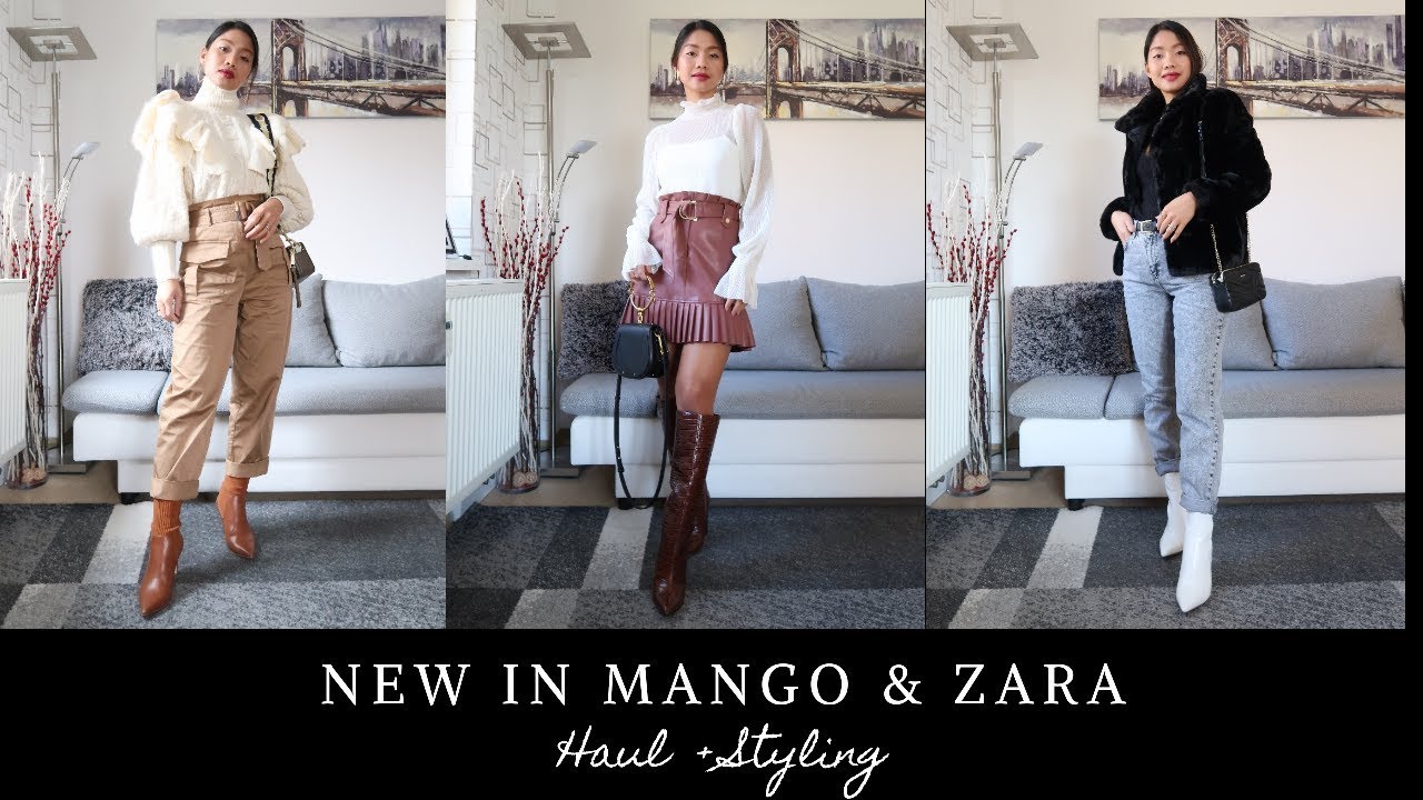 NEW IN MANGO and ZARA A|W Collection 2019 | Haul & Styling | #fashionhaul #newinzara #newinmango