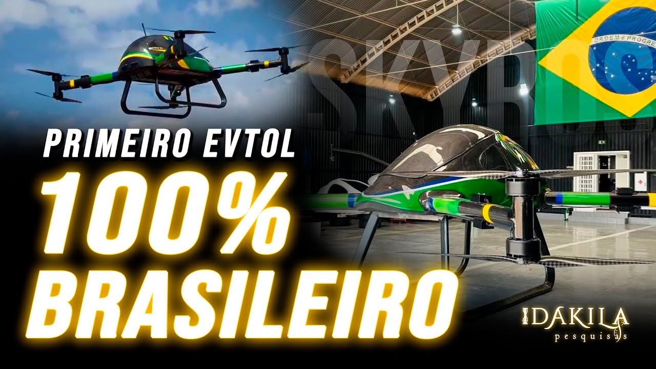 SKYROS: 1º EVTOL 100% BRASILEIRO #DakilaPesquisas
