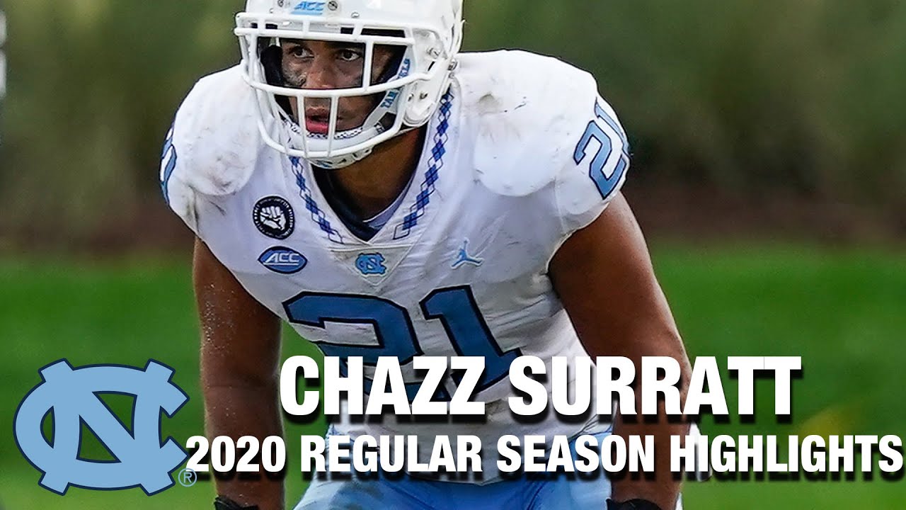 Chazz Surratt 2020 Regular Season Highlights | North Carolina LB