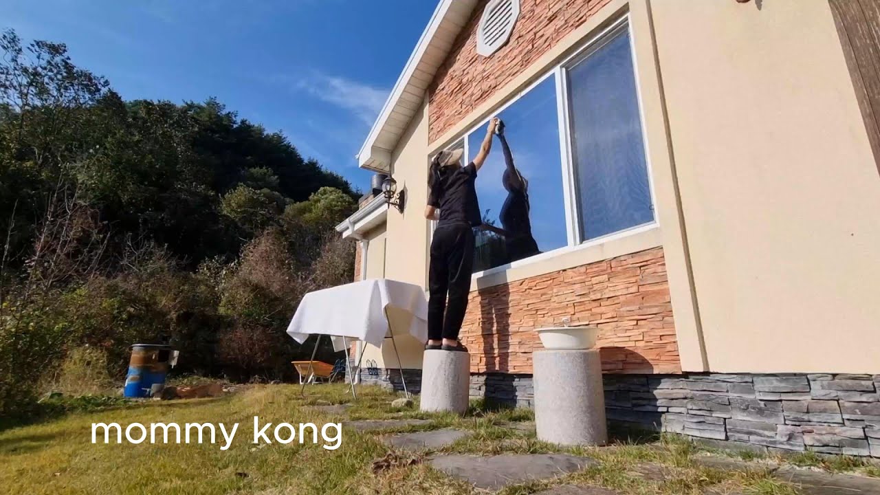 집청소,미역국,볶음밥계란말이김밥/시골 vlog /cook with me