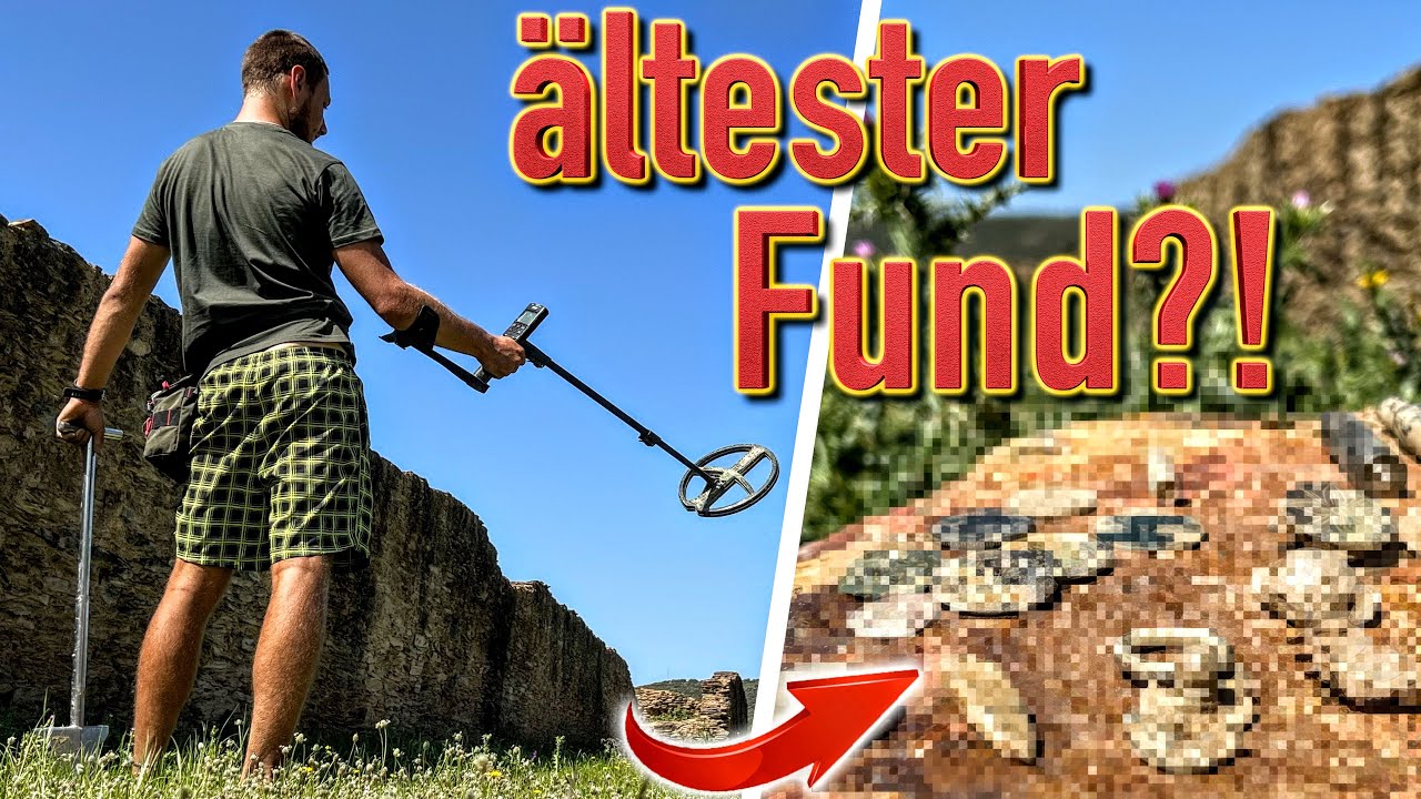 an den Kirchen Mauern liegt etwas SEHR ALTES verborgen.. (Schatzsuche mit Metalldetektor)