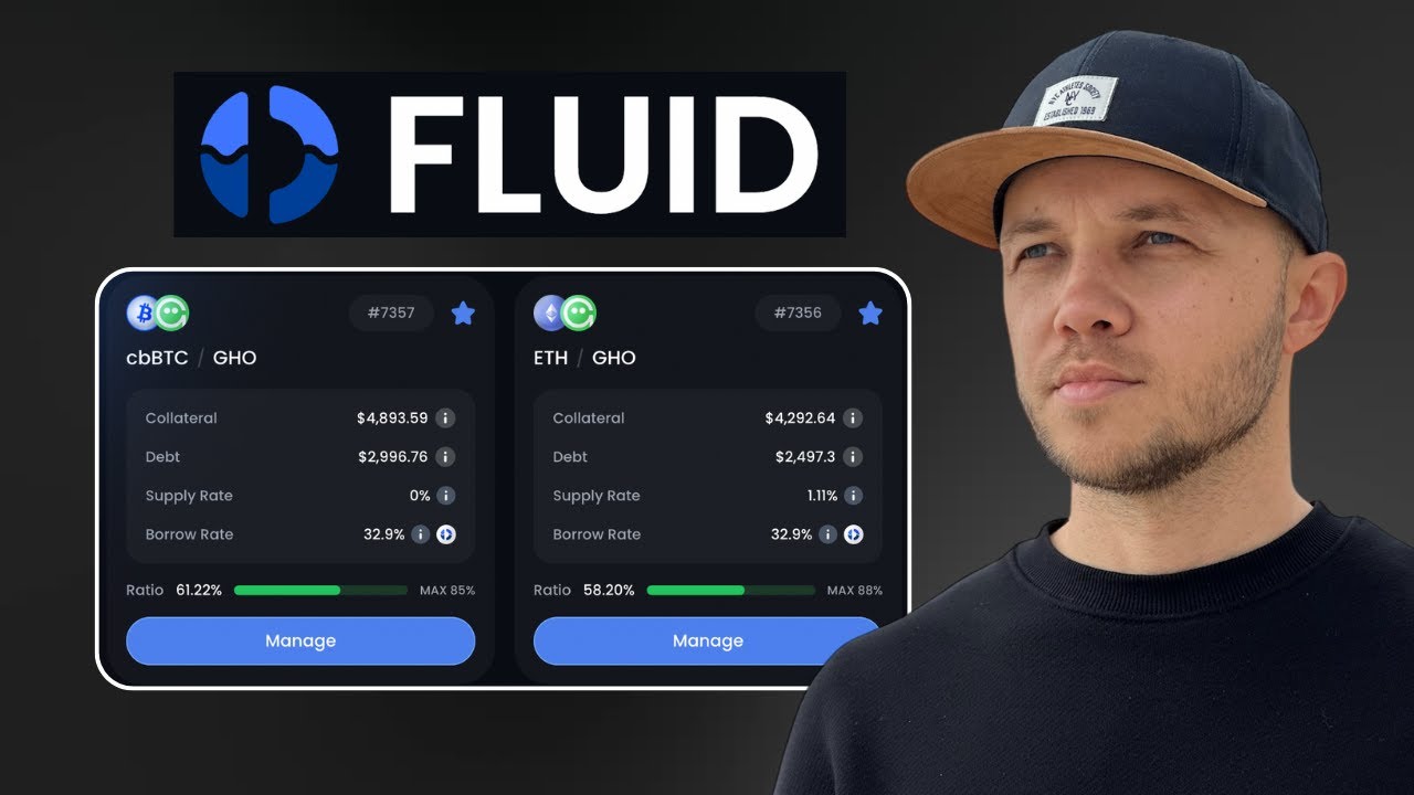 Доходная стратегия на Fluid: ETH + BTC + GHO