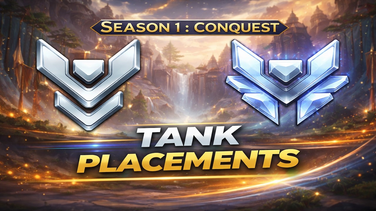 Overwatch - Season 1:Conquest Tank Placements
