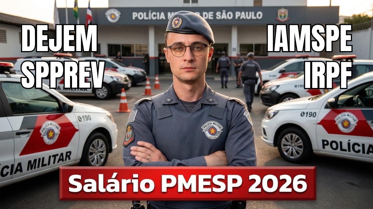Qual é o salário de um Soldado da Polícia Militar de São Paulo em 2026?