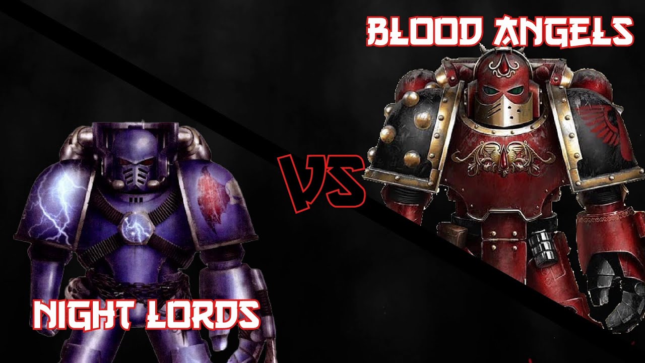 Horus Heresy Battle Report - Night Lords vs Blood Angels 1750pts - Zone Mortalis