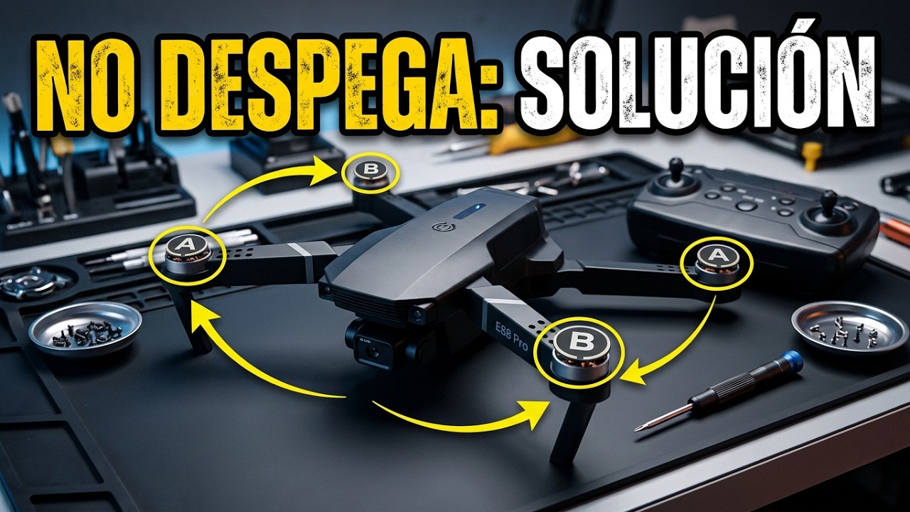 Que hacer si tu drone e88 pro no se Eleva