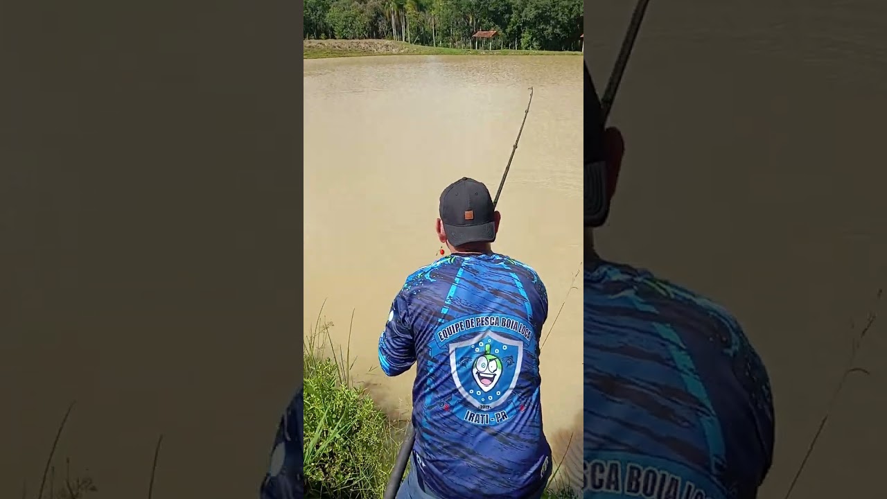 Pesqueiro do Sander no São Lourenço Irati PR.