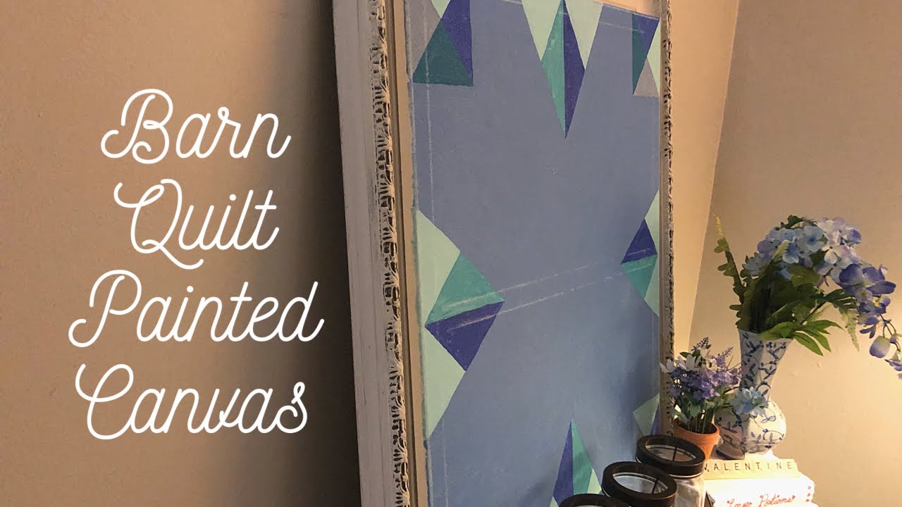 Barn Quilt Painted Canvas