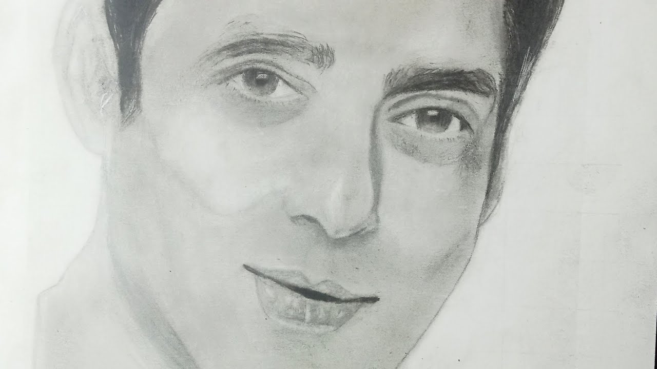 Salman Khan sketch toturial 😀👍#pencil #potrait#sketch#salmankhan#