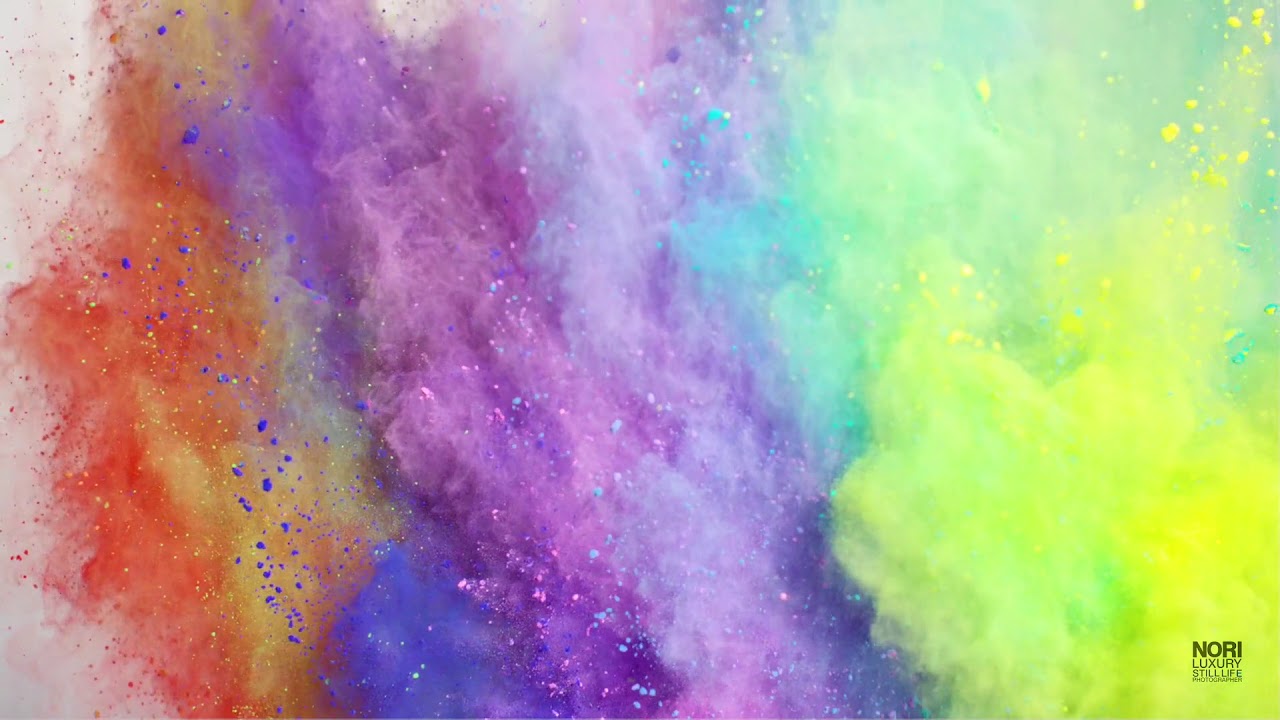 1500FPS Phantom Flex Colorful Powder Explosion