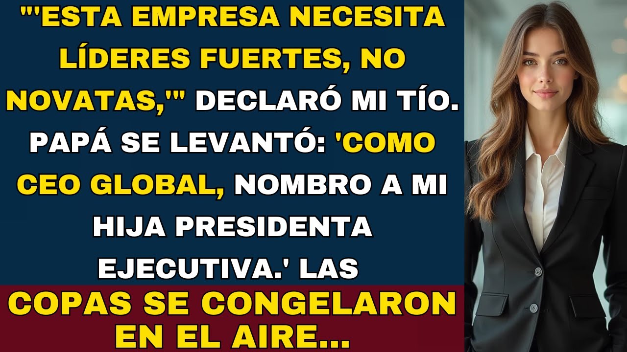 El Brindis Corporativo Terminó Cuando Mi Tío Supo Quién Era La Nueva Presidenta...