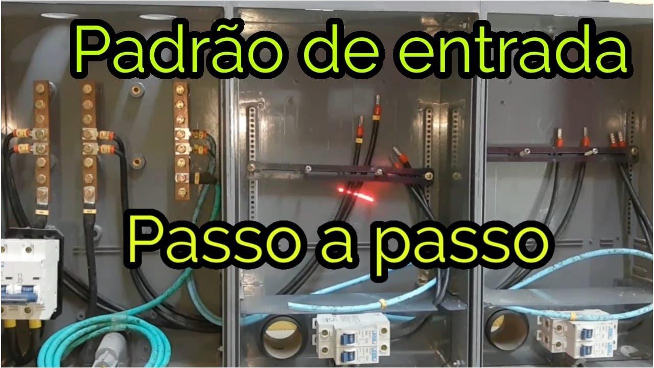 Eletricista e eletrotécnico aprenda monta um padrão de entrada do absoluto zero- teoria e pratica