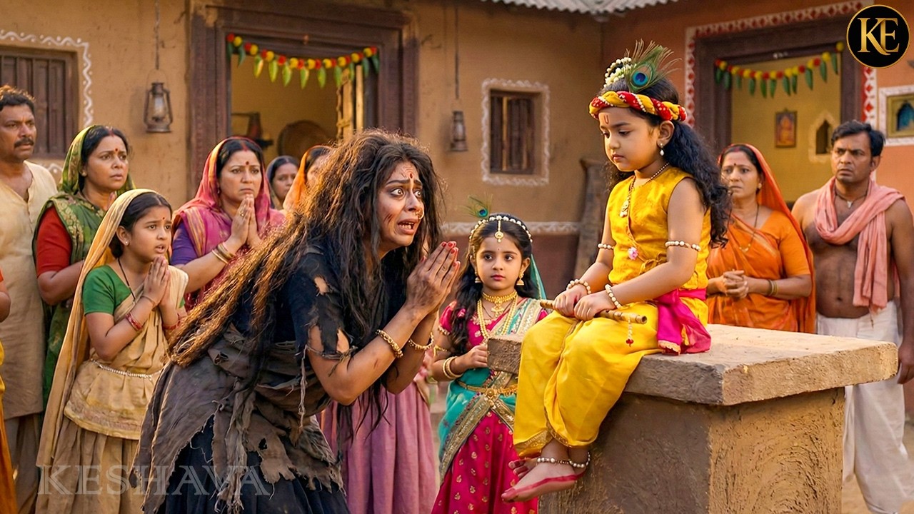जब राक्षसी ने जोड़े हाथ, नन्हे कान्हा के सामने माँगी जीवन की भीख!
