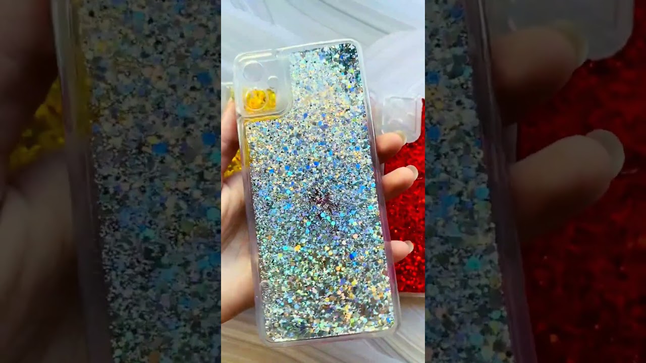 Чехлы на телефон с плавающими блестками :: Floating glitter phone cases 