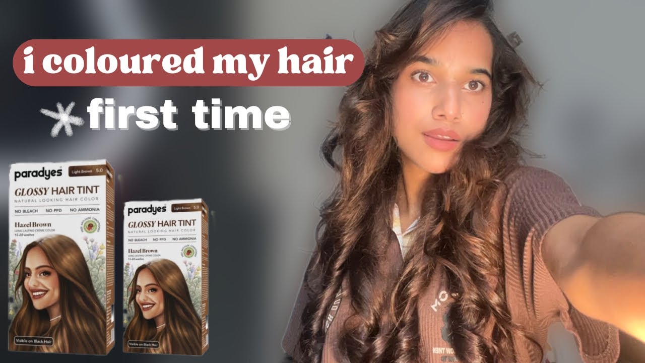 I coloured my BLACK hair to BROWN without BLEACH at home || ft. Birds of Paradyes 👩🏻‍🦰💫