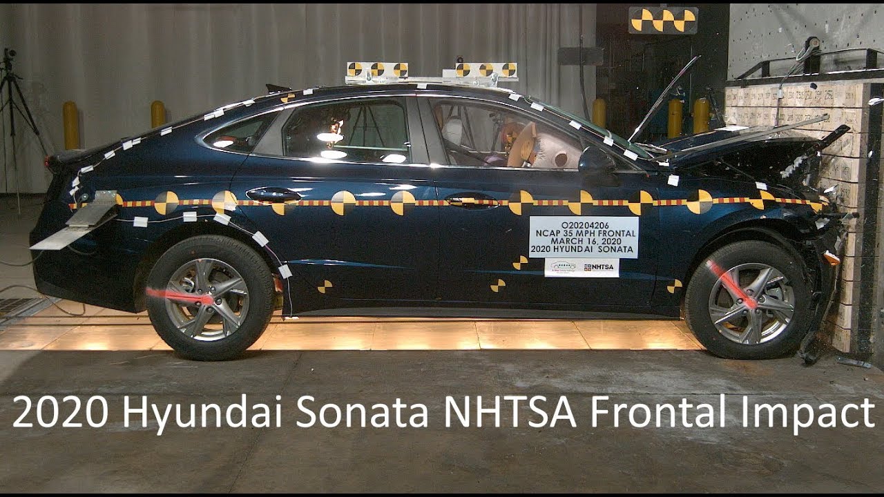 2020-2024 Hyundai Sonata NHTSA Frontal Impact