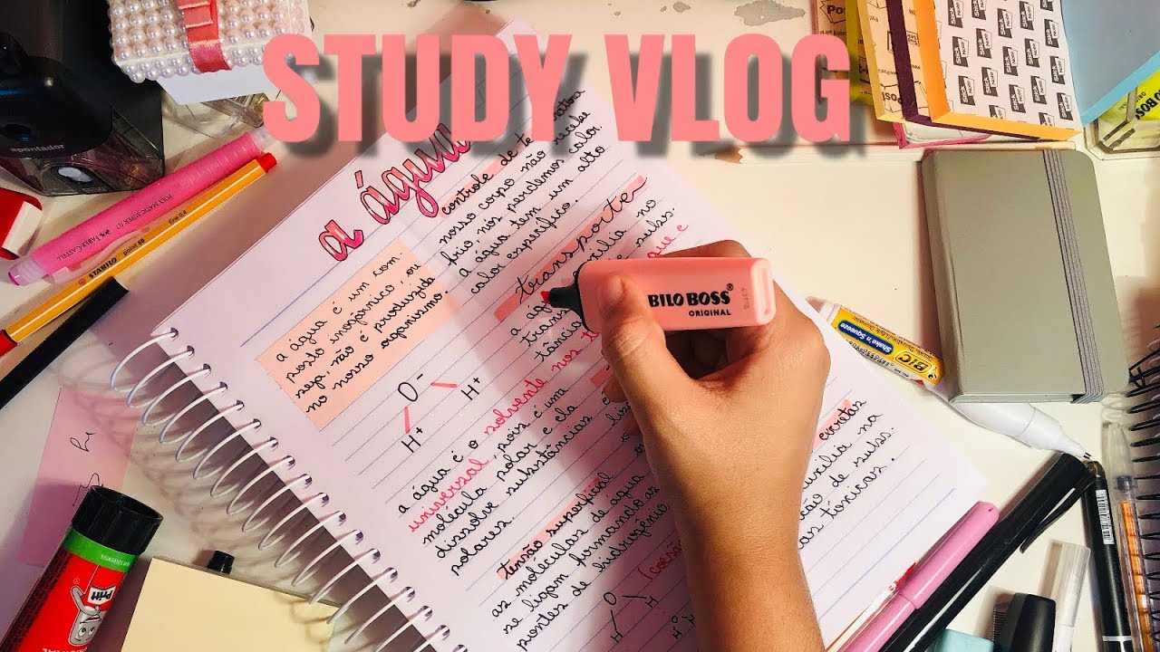 STUDY VLOG|| (matéria atrasada, resumos e muito estudo)