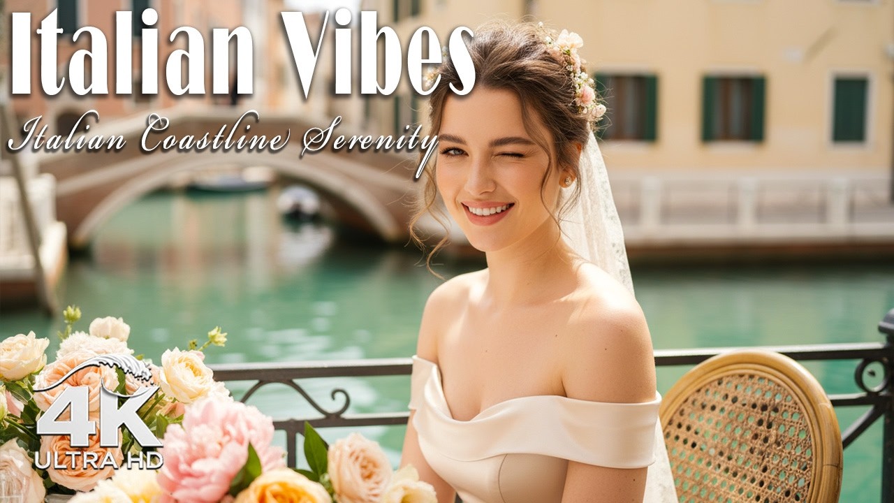 1️⃣ Italian Vibes & Mediterranean Music 🎶 Scenic Amalfi Coast & Lake Como Escape in 4K