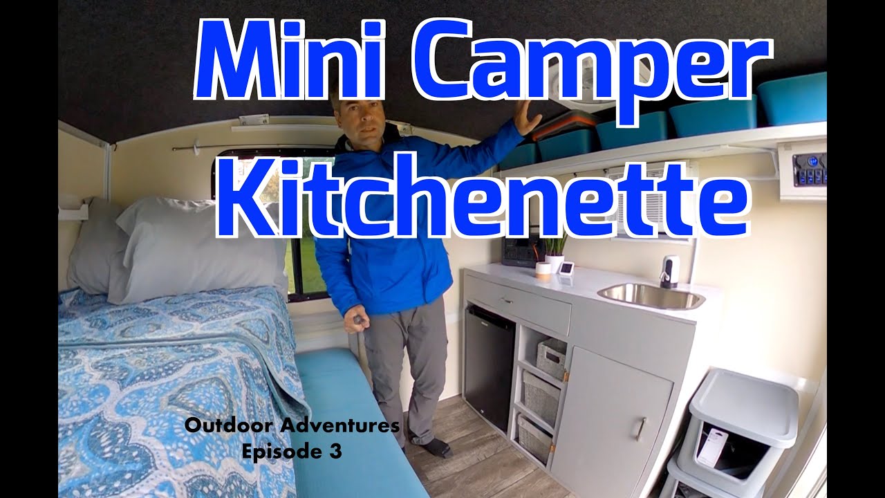 Mini Camper - Building Kitchenette in Camper - Runaway Rouser - Episode 3
