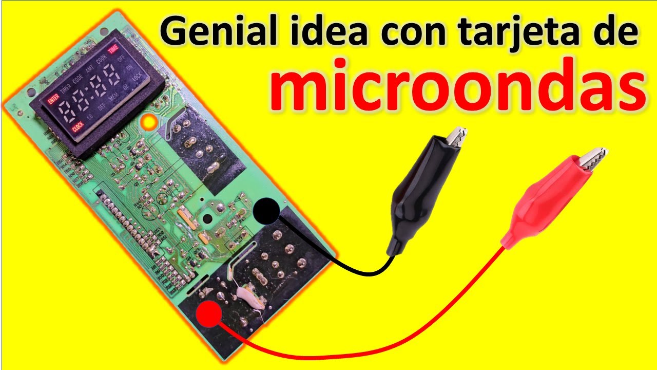 convierte tu TARJETA DE MICROONDAS  en un probador casero de capacitancia