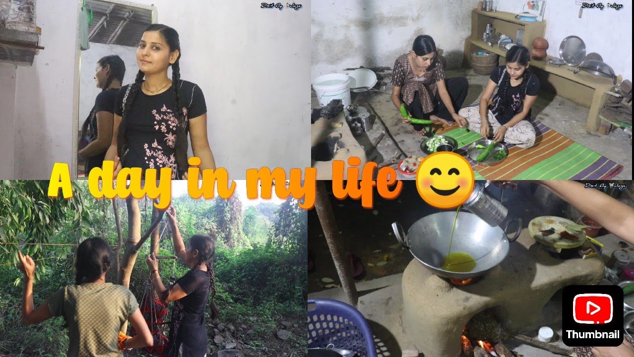 A Day in my life🙃|| humne ki khub masti😄|| Chulhe par banaya khana dii ke sath🔥16/9/25 dixit🧚‍♀️vlgs
