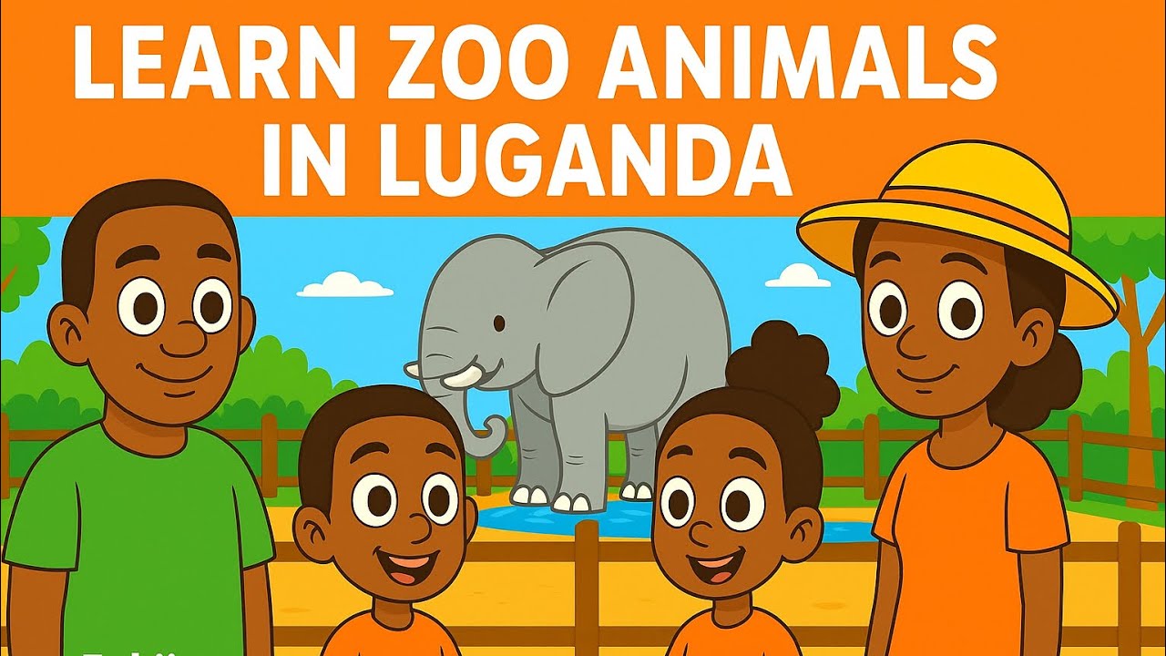 Learn Luganda, Zoo animals for Children.