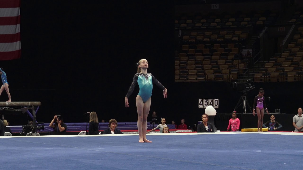 Lilly Lippeatt – Floor Exercise – 2018 U.S. Gymnastics Championships – Junior Women Day 2
