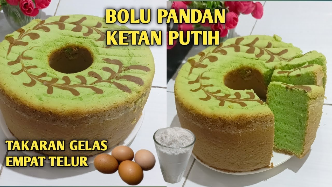 BOLU KETAN PUTIH RASA PANDAN SUPER LEMBUT