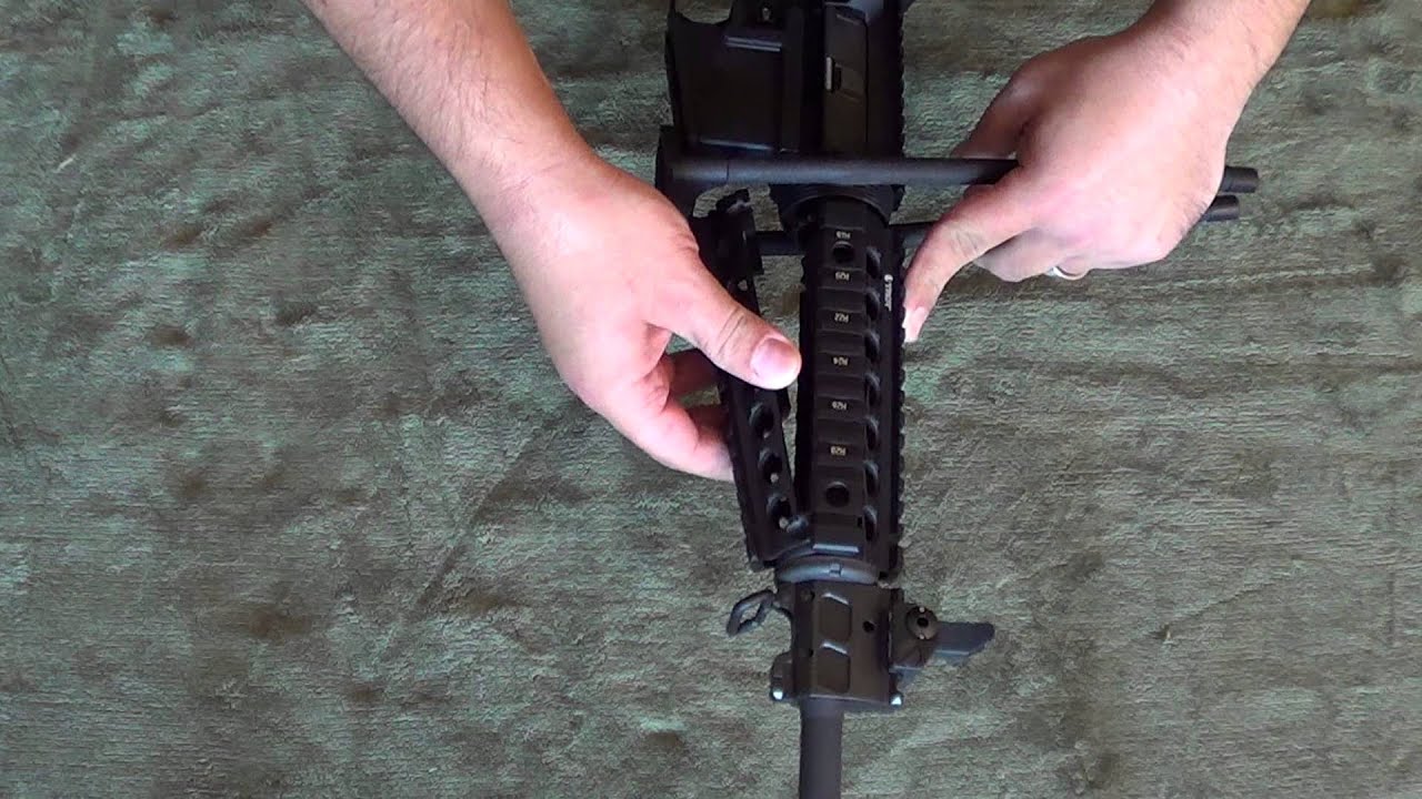Installing a Troy Quad Rail & Vertical Grip on an AR-15