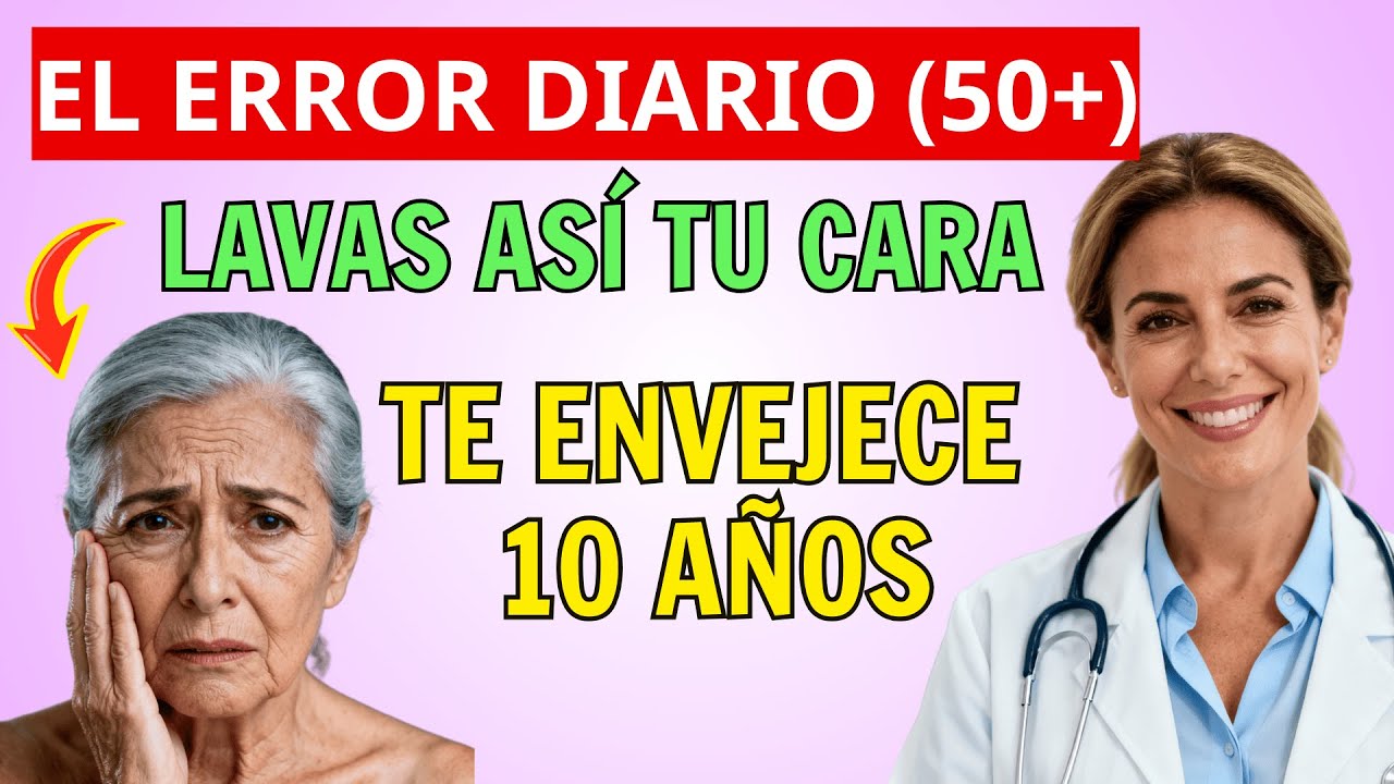 Piel Madura (50+): el Error al Lavar tu Cara que te Hace Envejecer 10 Años