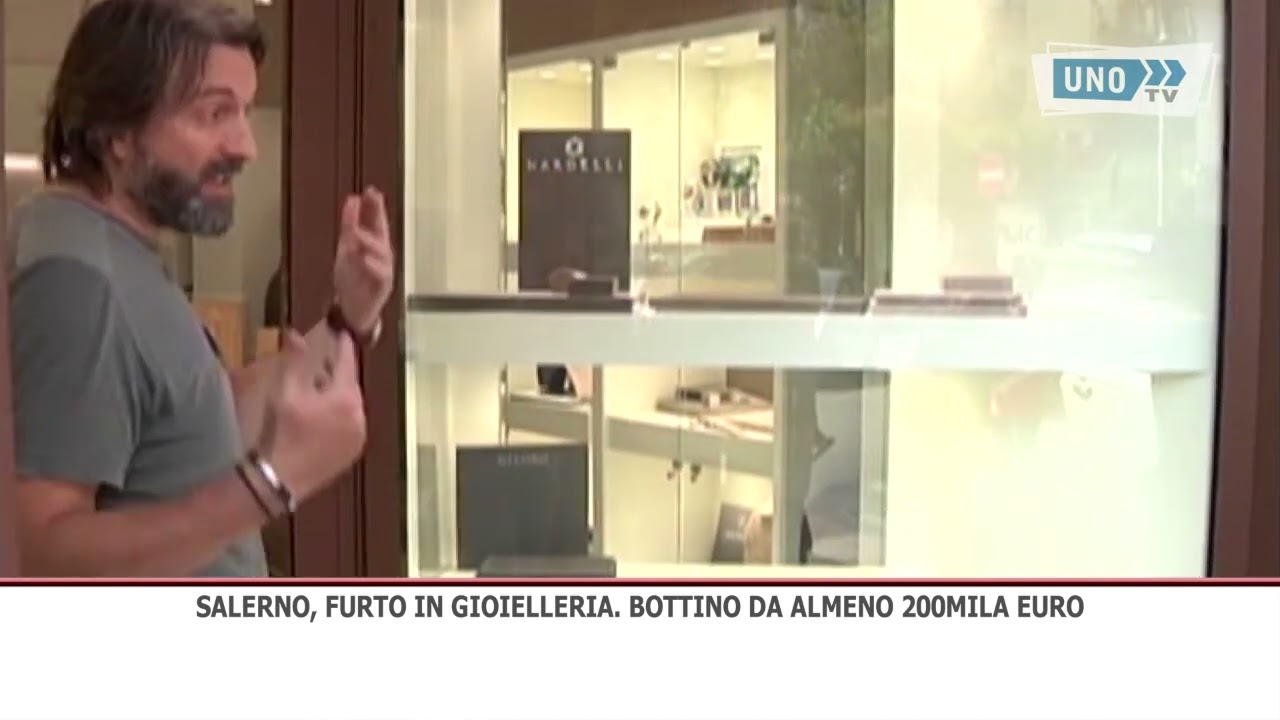SRV SALERNO FURTO GIOIELLERIA