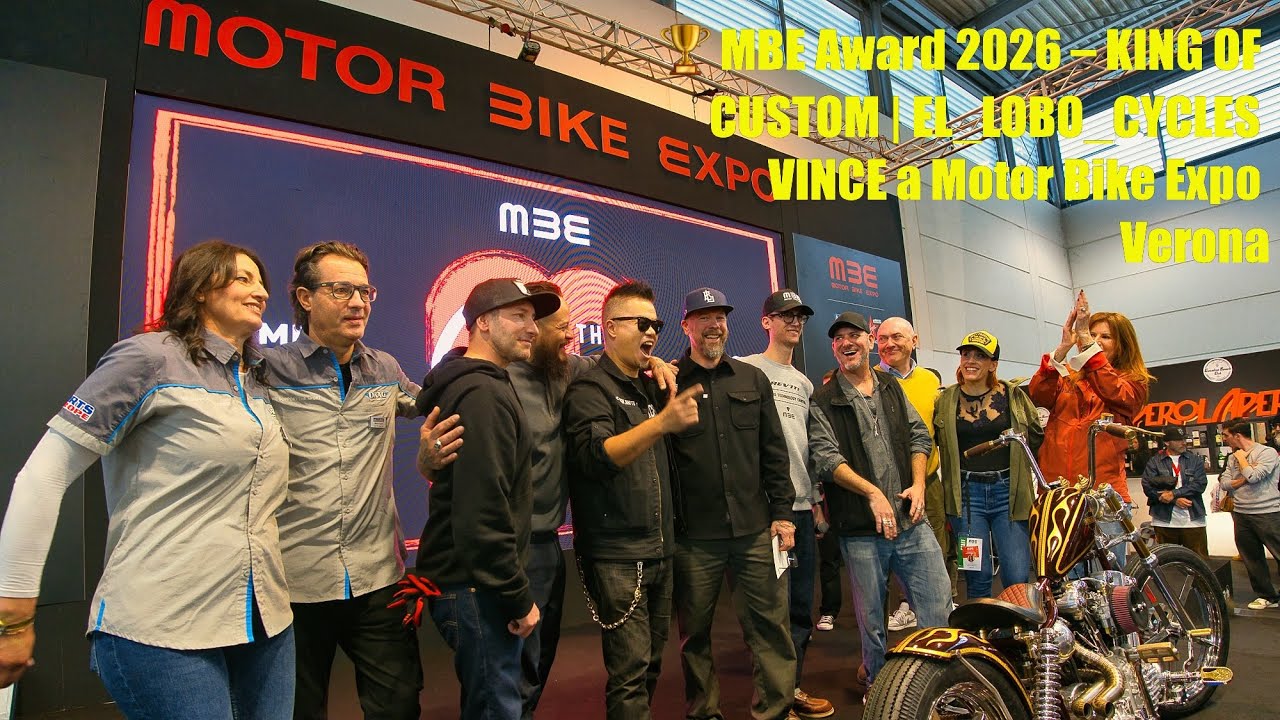 🏆 MBE AWARD VERONA 2026 &ndash; KING OF CUSTOM | EL LOBO CYCLES VINCE a Motor Bike Expo Verona!
