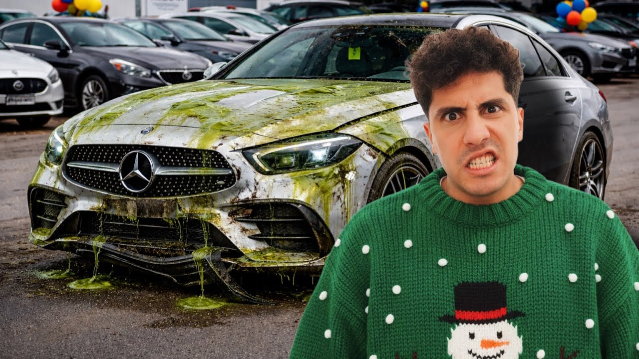 غرقنا المرسيديس  بماده ريحتها سيئه جدا والهوينداي كانت مظلومه 🤮