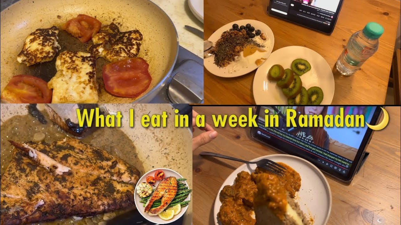 وجبات فطور وسحور دايت أسبوع كامل في رمضان | عالية البروتين ومشبعه 🥦💪🏼